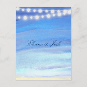 Carte Postale Feux à cordes sur l'eau