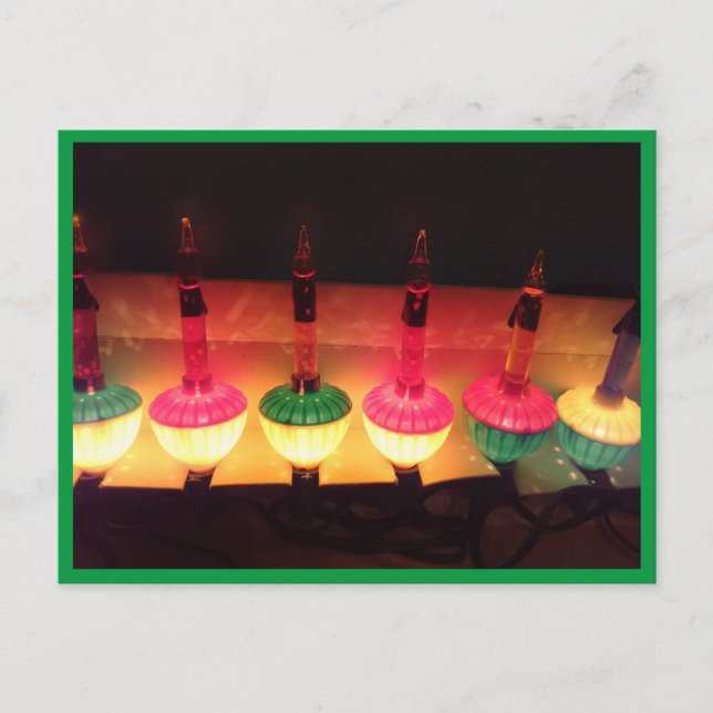 Carte Postale Feux de Noël (Devant)