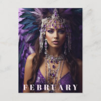 *~* FÉVRIER AP53 Tête Boho AMÉTHYST
