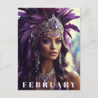 *~* FÉVRIER Headdress AP53 Boho AMÉTHYST