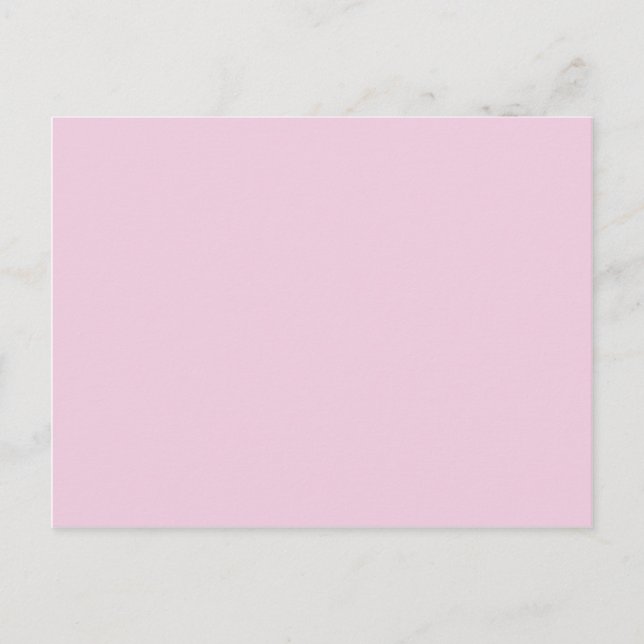 Carte Postale FFCCFF Lavande rose pâle Lavande Couleur solide (Devant)