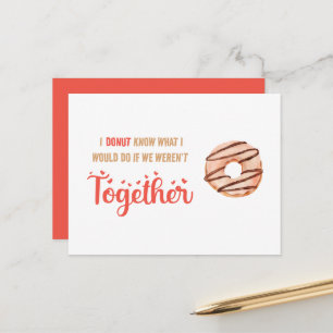 Carte Postale Fiche d'observation de jour de Valentines pour Don