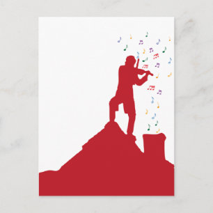 Carte Postale Fiddler