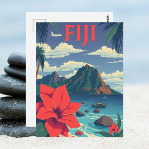 Carte Postale Fidji Voyage Île Tropicale