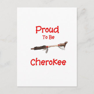 Carte Postale Fier D'Être Cherokee