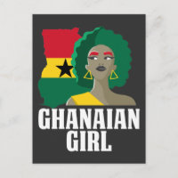Fier Ghana fille Drapeau Afrique de l'Ouest