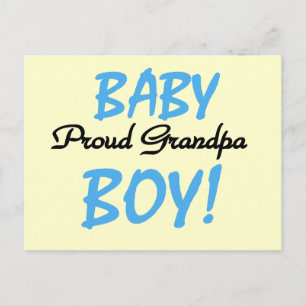 Carte Postale Fier Grand-Père Baby Boy Tshirts et cadeaux