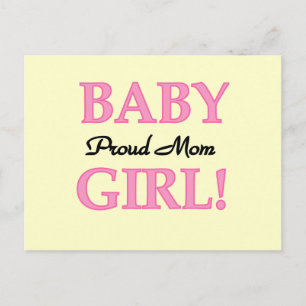 Carte Postale Fier Maman Baby Girl Tshirts et cadeaux