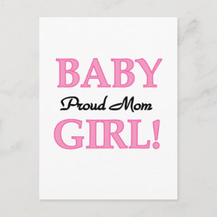 Carte Postale Fier Maman Baby Girl Tshirts et cadeaux