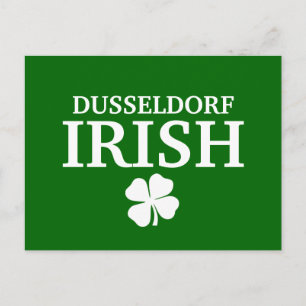 Carte Postale Fier T-shirt personnalisé Dusseldorf Irish City