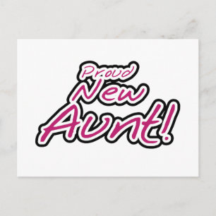 Carte Postale Fier T-shirts et cadeaux de la nouvelle tante