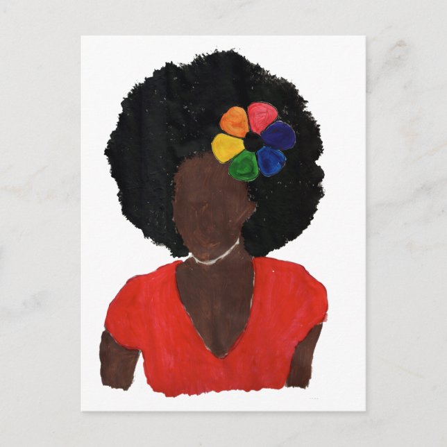 Carte Postale Fière Brown dame (Devant)