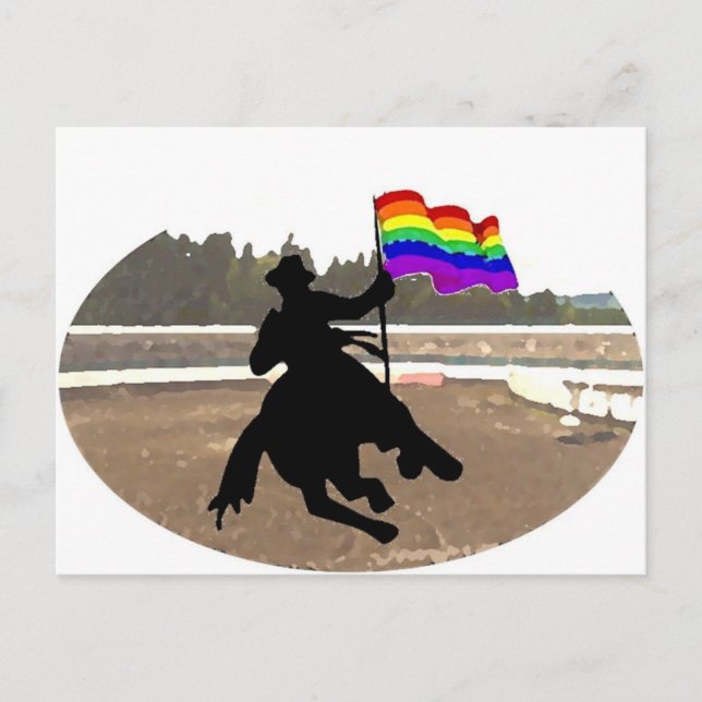 Carte Postale Fierté cowboy GLBT (Devant)