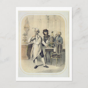 Carte Postale Fierté dans la Cuisine, d'une série d'empreintes d