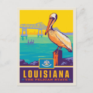 Carte Postale Fierté de l'État Louisiane