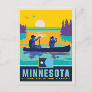 Carte Postale Fierté de l'État   Minnesota