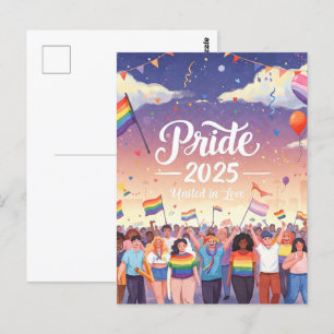 Carte Postale 'Fierté - Unis dans l'amour
