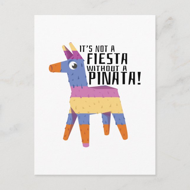 Carte Postale Fiesta Pinata (Devant)