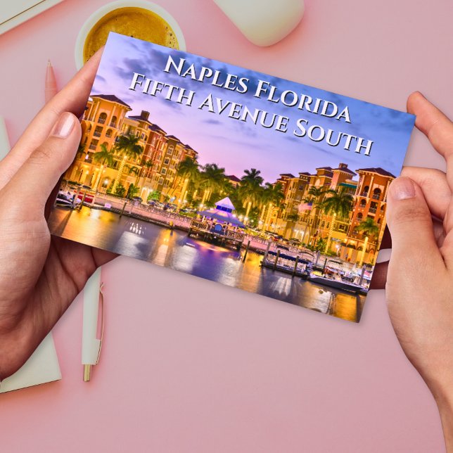 Carte postale Fifth Avenue South Naples Florida (Fifth Avenue South Naples Florida Postcard)