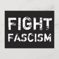 FIGHT FASCISM Social Justice Postcard