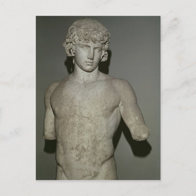 Carte Postale Figure de Antinous, après 130 après J.C. (Devant)