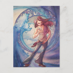 Carte Postale Figure de l'eau liquide