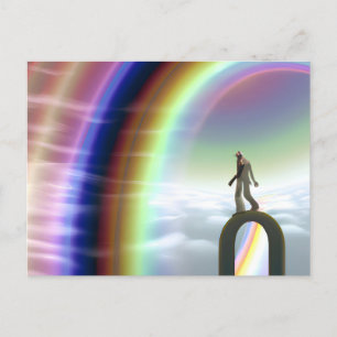 Carte Postale Figure de mystère au Stargate interdimensionnel