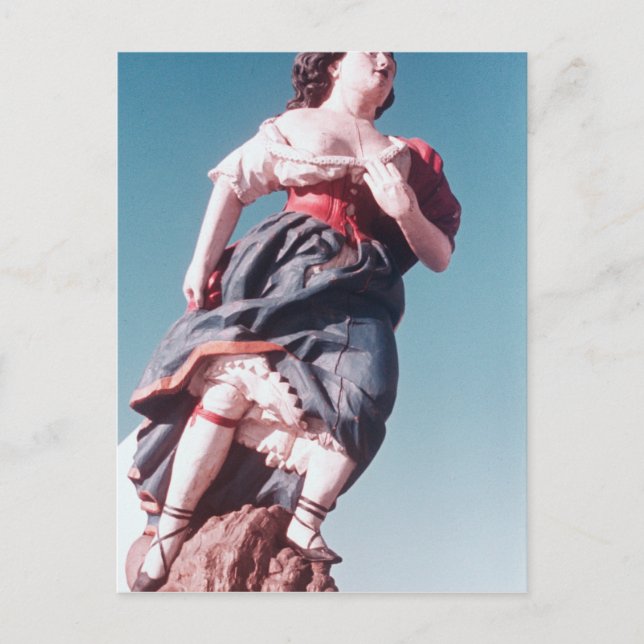 Carte Postale Figurehead du voilier inconnu (Devant)