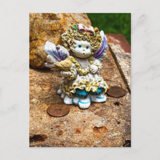 Carte Postale Figurine d'ange à Red Hill Cemetery Milledgeville