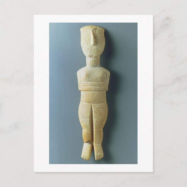 Carte Postale figurine féminine, début Cycladique, c.2800-2300 a (Devant)