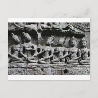 Carte Postale figurines de pierre à ta prohm