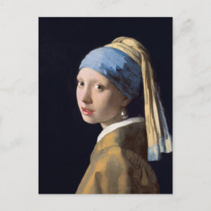 Carte Postale Fille au collier de perles 1665
