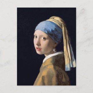 Carte Postale Fille au collier de perles 1665