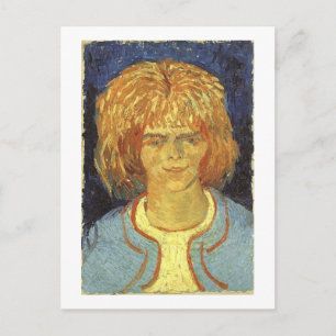 Carte Postale Fille aux cheveux rouillés, Vincent Van Gogh