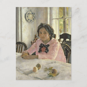 Carte Postale Fille avec pêches, 1887