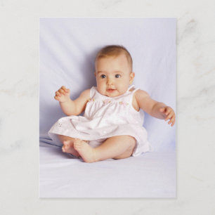 Carte postale fille bébé