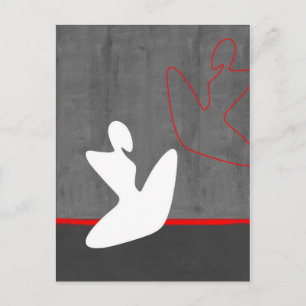 Carte Postale Fille blanche