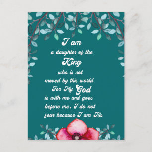 Carte Postale Fille Chrétienne Du Roi Chrétien 