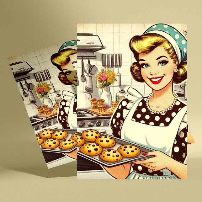 Carte Postale Fille Cupcake (Créateur téléchargé)
