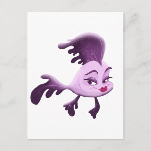 Carte Postale Fille de poisson