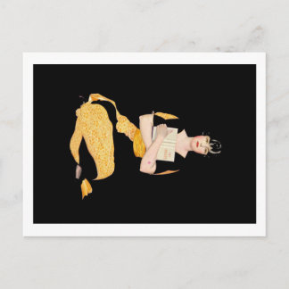 Carte Postale Fille Fadeaway de Coles Phillips - journal intime