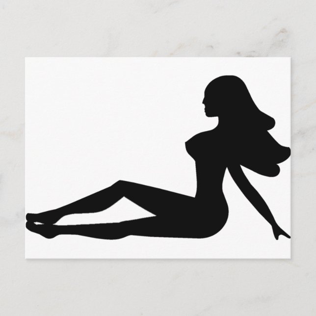 Carte Postale Fille Mudflap (Devant)