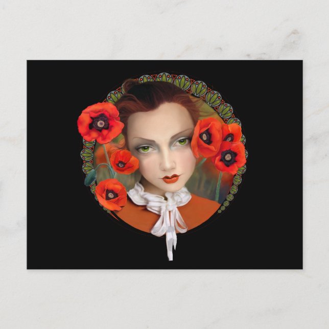 Carte postale Fille Poppy (Devant)