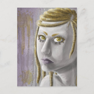 Carte Postale Fille Sci-fi