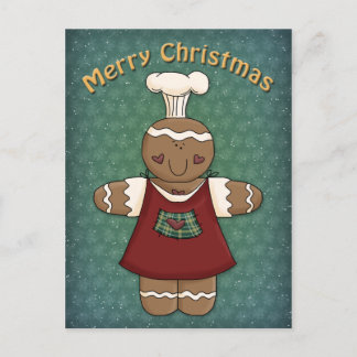 Carte Postale Fille Whimsical Gingerbread