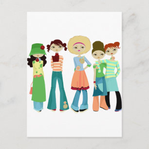 Carte Postale Filles