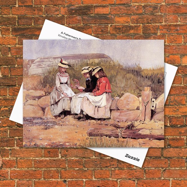 Carte Postale Filles avec homer Winslow Homer (Créateur téléchargé)