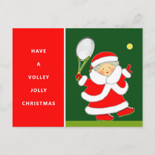 Carte postale Filles Tennis Noël
