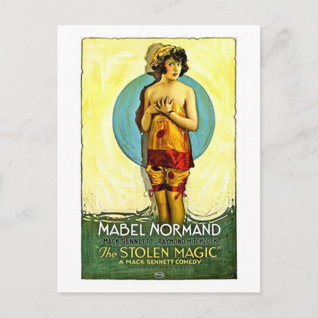 Carte Postale Film de 1915 La magie volée (Devant)