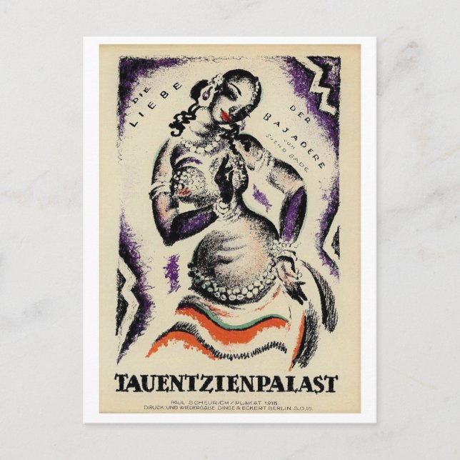 Carte Postale Film de 1918 The Love of the Bayadere (Devant)